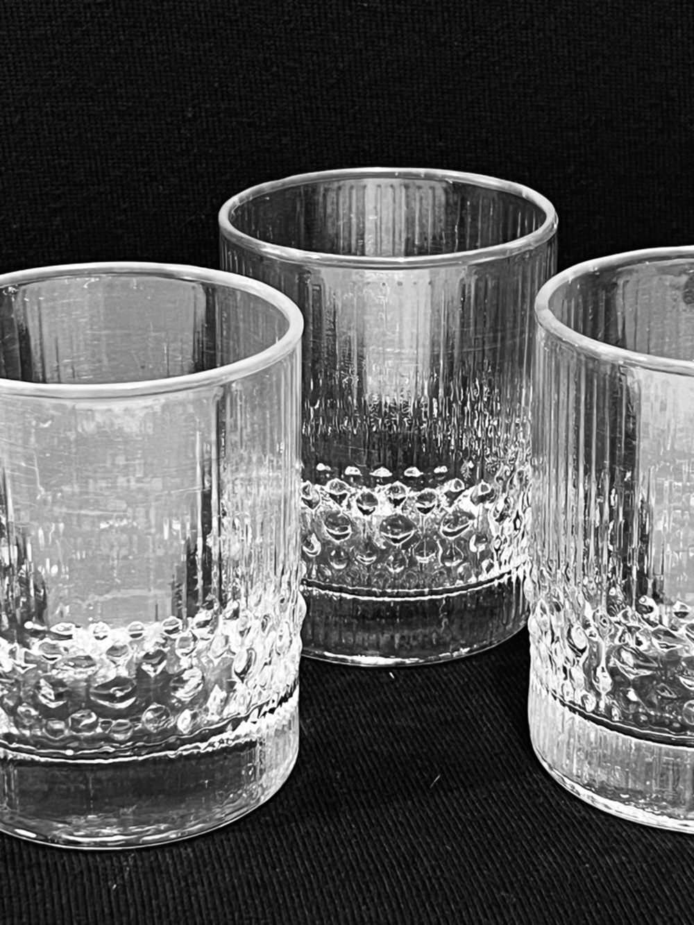 Vintage Durobor of Belgium Alaska Double Old-Fashioned Whiskey Glasses Set of 5